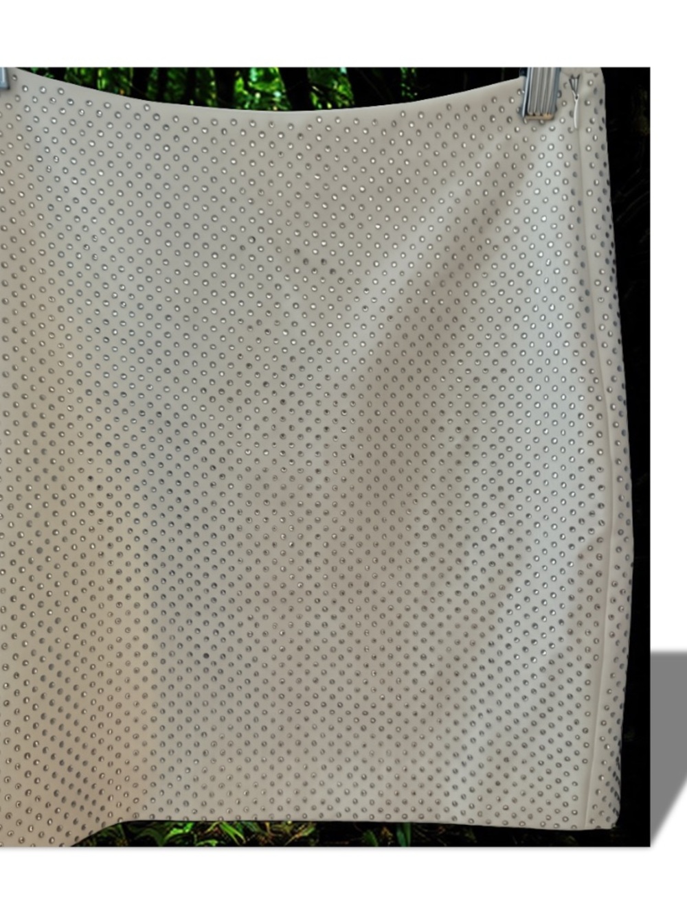 Generation Love Cream Mini Skirt with Silver Studs